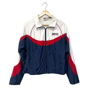 Vintage Fed Cup Tennis Team USA USTA Windbreaker Jacket Women’s Size Large